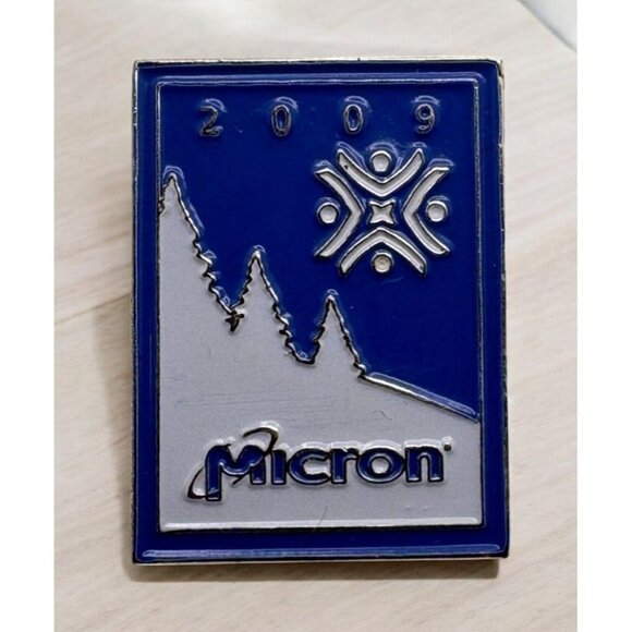 Micron 2009 Special Olympics Pin World Winter Games Idaho USA - Picture 1 of 4